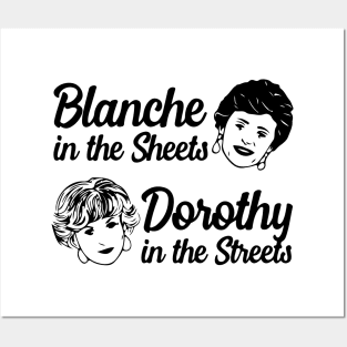 Blanche in the Sheets and Dorothy in the Streets. Posters and Art